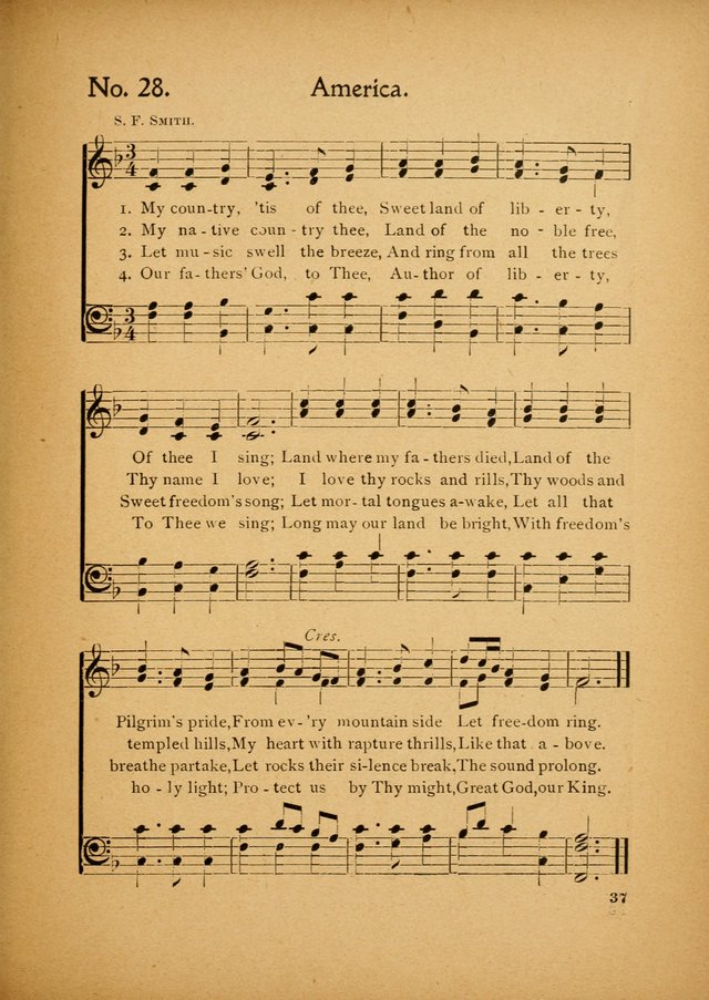 Little Branches No. 3: a collection of songs prepared especially for the primary and infant departments of the sunday school page 37