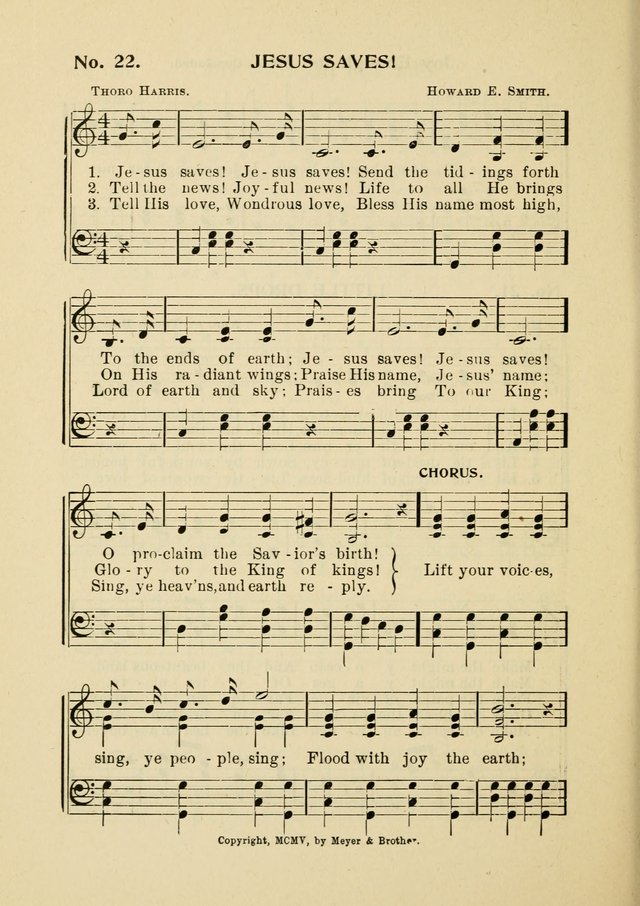 Little Branches No. 4: a collection of songs prepared especially for the primary and infant departments of the Sunday school page 28