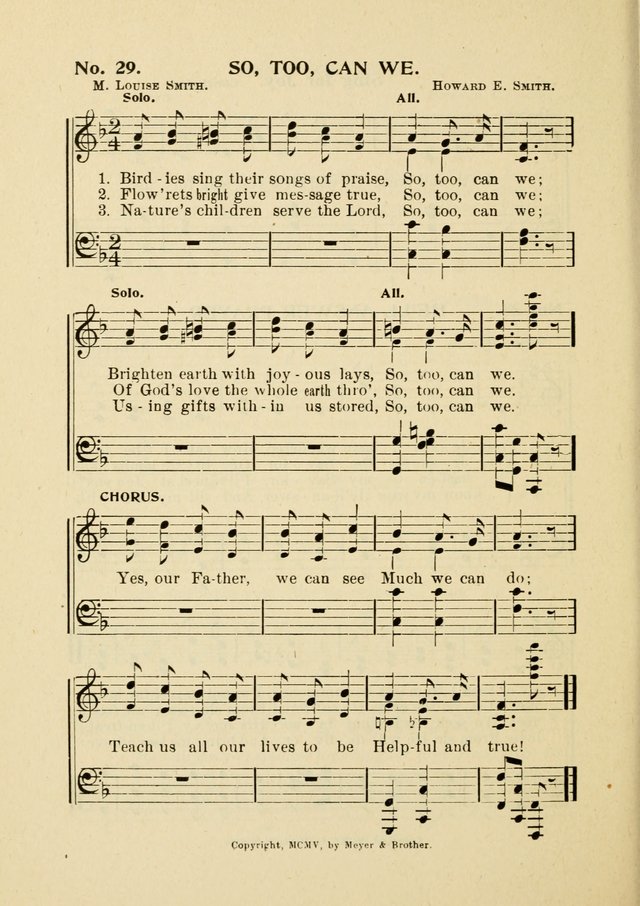 Little Branches No. 4: a collection of songs prepared especially for the primary and infant departments of the Sunday school page 36