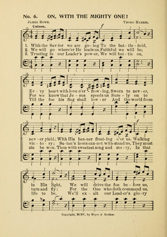 Little Branches No. 4: a collection of songs prepared especially for the primary and infant departments of the Sunday school page 6