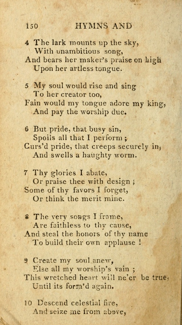 The Lexington Collection: being a selection of hymns, and spiritual songs, from the best authors (3rd. ed., corr.) page 150