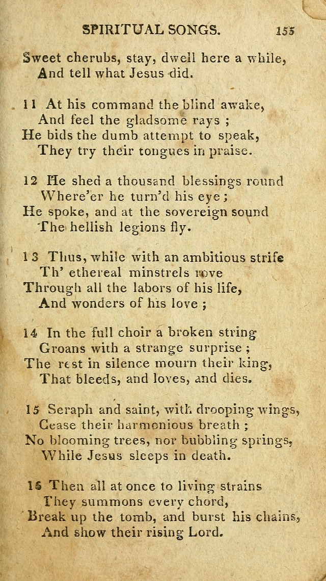 The Lexington Collection: being a selection of hymns, and spiritual songs, from the best authors (3rd. ed., corr.) page 155