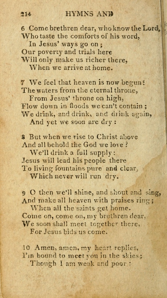 The Lexington Collection: being a selection of hymns, and spiritual songs, from the best authors (3rd. ed., corr.) page 214