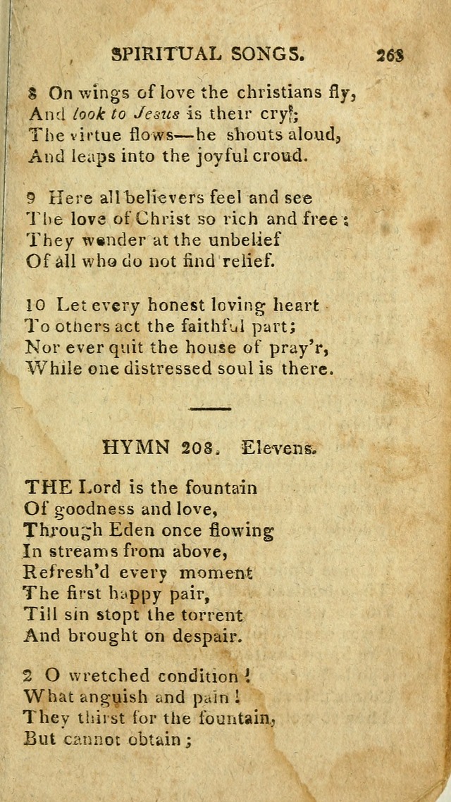 The Lexington Collection: being a selection of hymns, and spiritual songs, from the best authors (3rd. ed., corr.) page 263