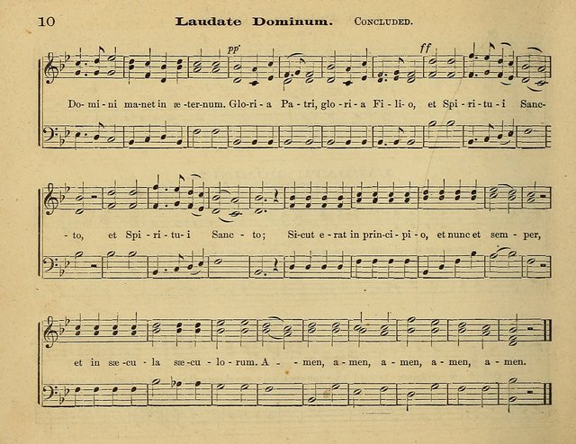 Laudis Corona: the new Sunday school hymn book, containing a collection of Catholic hymns, arranged for the principal seasons and festivals of the year page 10