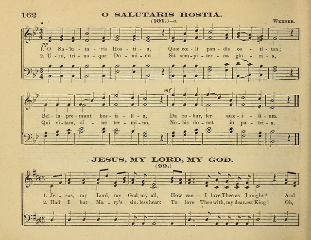 Laudis Corona: the new Sunday school hymn book, containing a collection of Catholic hymns, arranged for the principal seasons and festivals of the year page 162