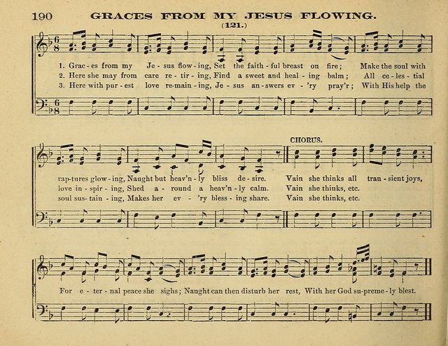Laudis Corona: the new Sunday school hymn book, containing a collection of Catholic hymns, arranged for the principal seasons and festivals of the year page 190