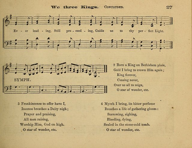 Laudis Corona: the new Sunday school hymn book, containing a collection of Catholic hymns, arranged for the principal seasons and festivals of the year page 27