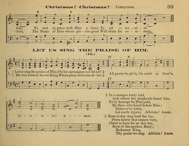 Laudis Corona: the new Sunday school hymn book, containing a collection of Catholic hymns, arranged for the principal seasons and festivals of the year page 33