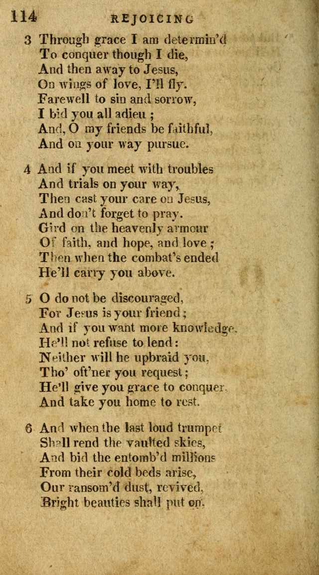 The Latest Collection of Original and Select Hymns and Spiritual Songs page 114