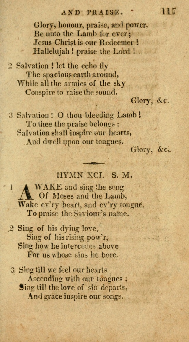 The Latest Collection of Original and Select Hymns and Spiritual Songs page 117