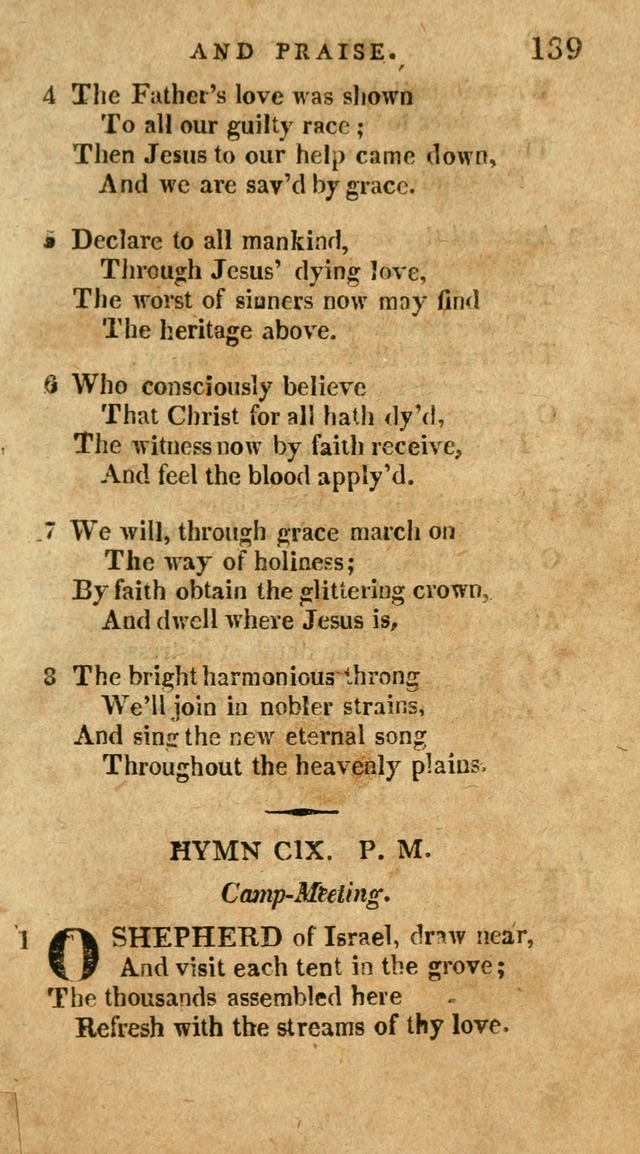 The Latest Collection of Original and Select Hymns and Spiritual Songs page 139