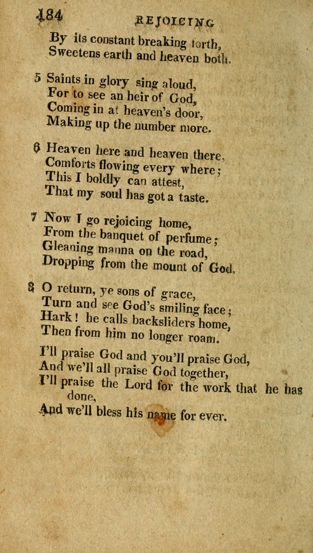 The Latest Collection of Original and Select Hymns and Spiritual Songs page 184