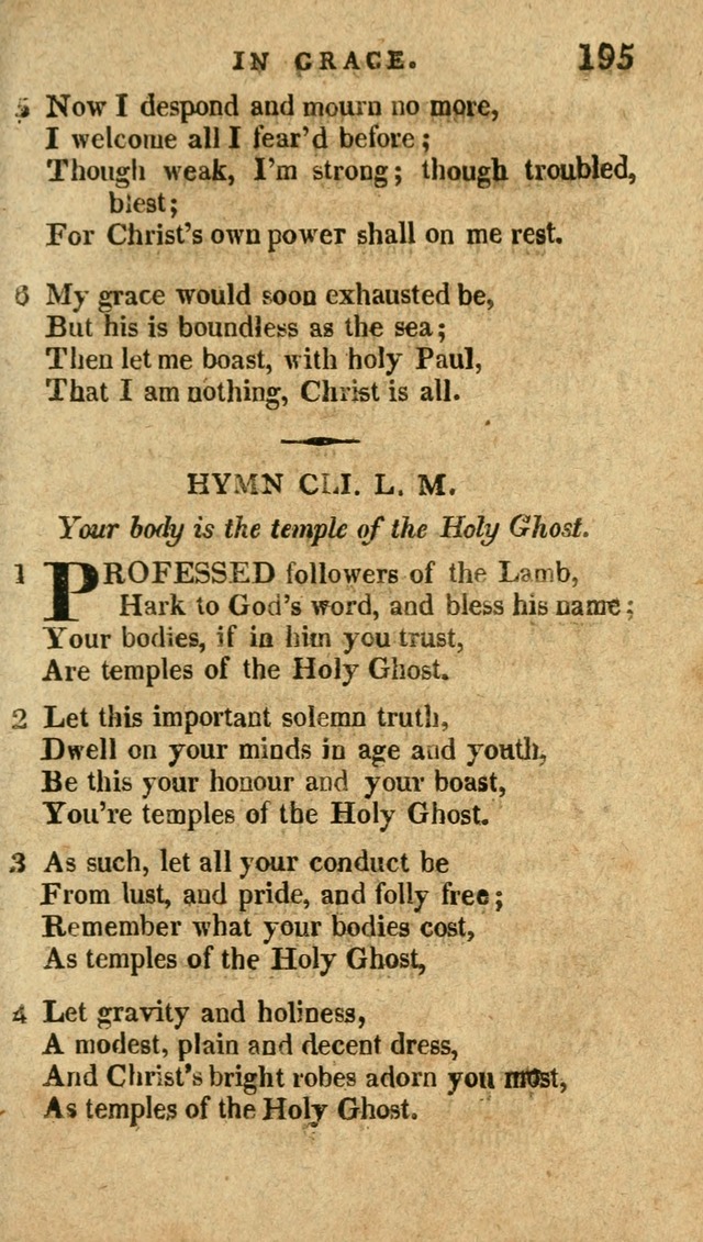 The Latest Collection of Original and Select Hymns and Spiritual Songs page 195