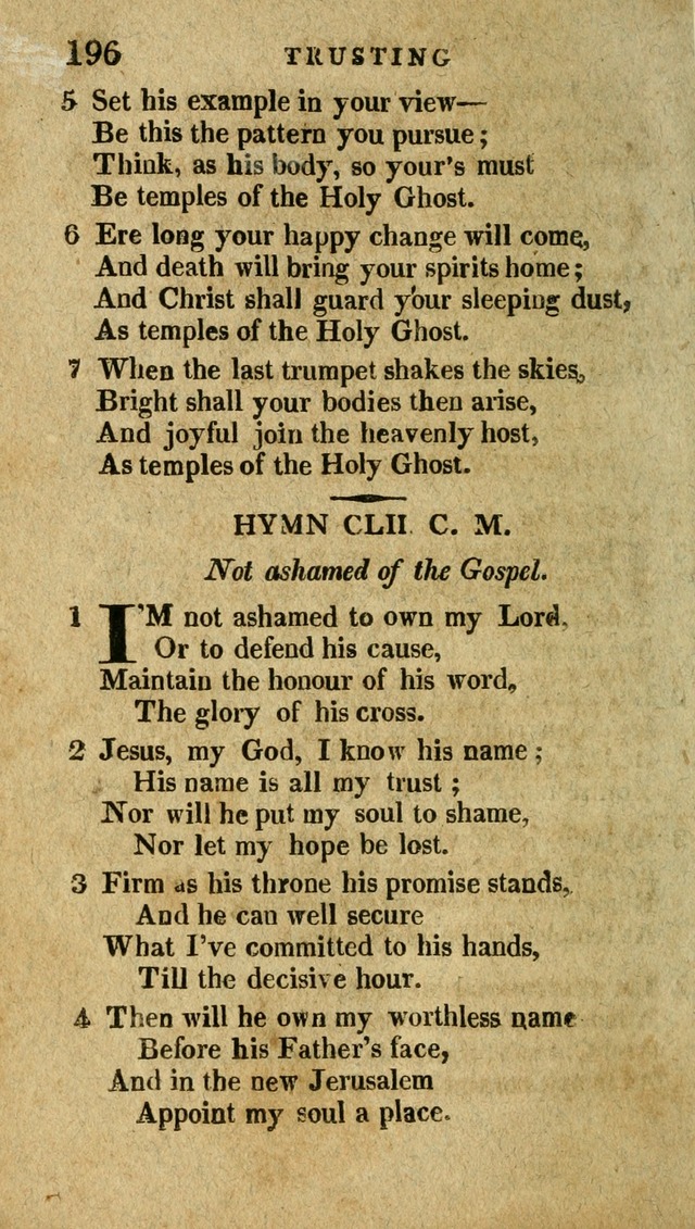 The Latest Collection of Original and Select Hymns and Spiritual Songs page 196