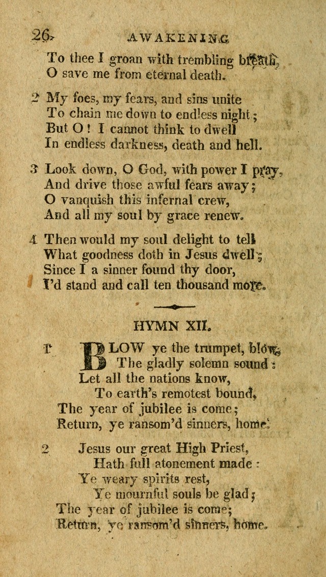 The Latest Collection of Original and Select Hymns and Spiritual Songs page 26