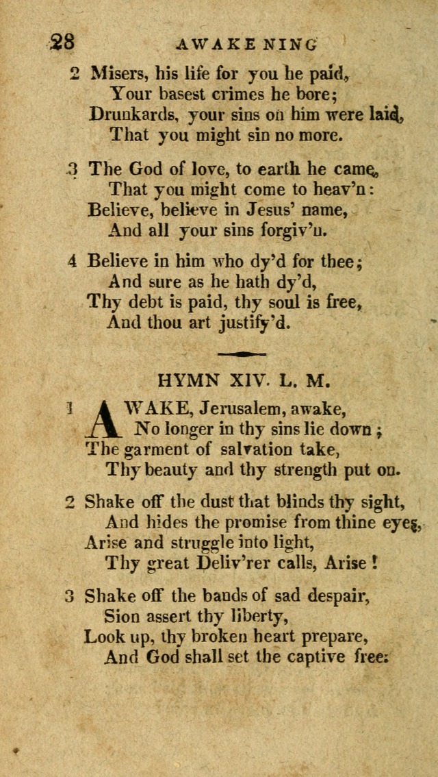 The Latest Collection of Original and Select Hymns and Spiritual Songs page 28