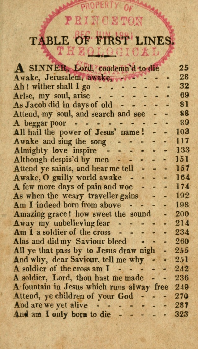 The Latest Collection of Original and Select Hymns and Spiritual Songs page 3