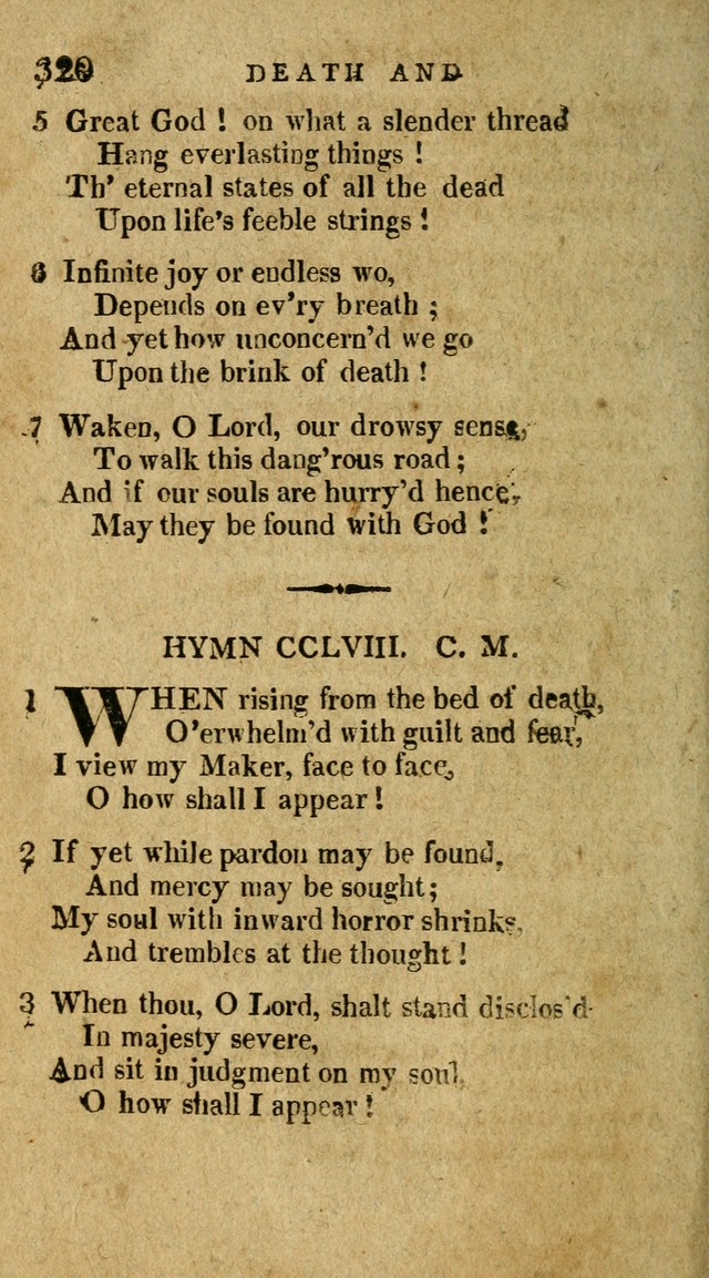 The Latest Collection of Original and Select Hymns and Spiritual Songs page 326