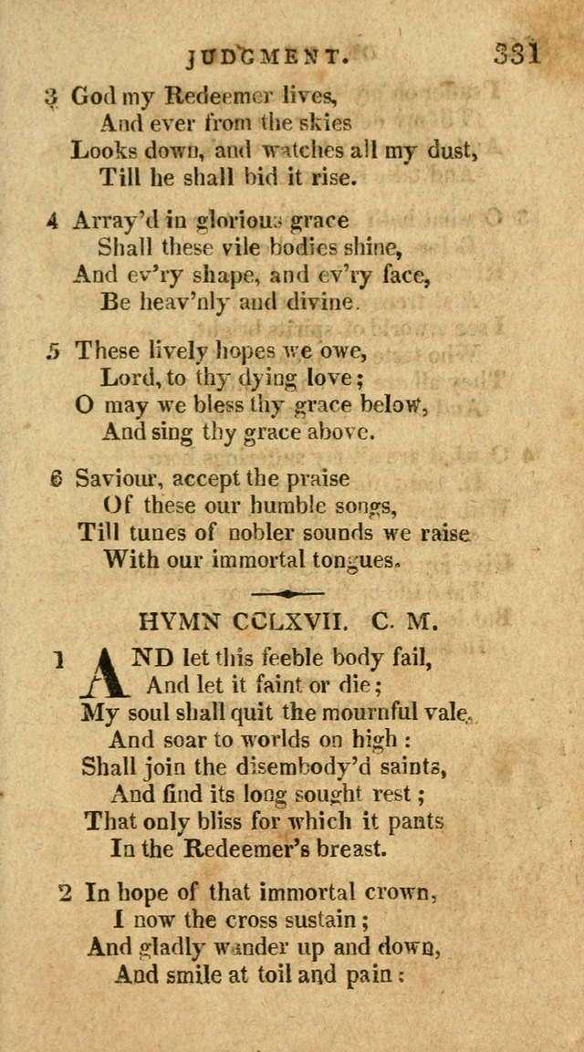 The Latest Collection of Original and Select Hymns and Spiritual Songs page 337