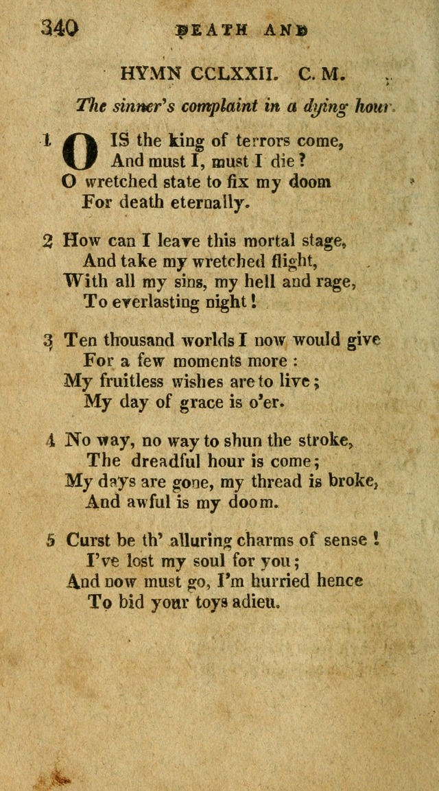 The Latest Collection of Original and Select Hymns and Spiritual Songs page 346