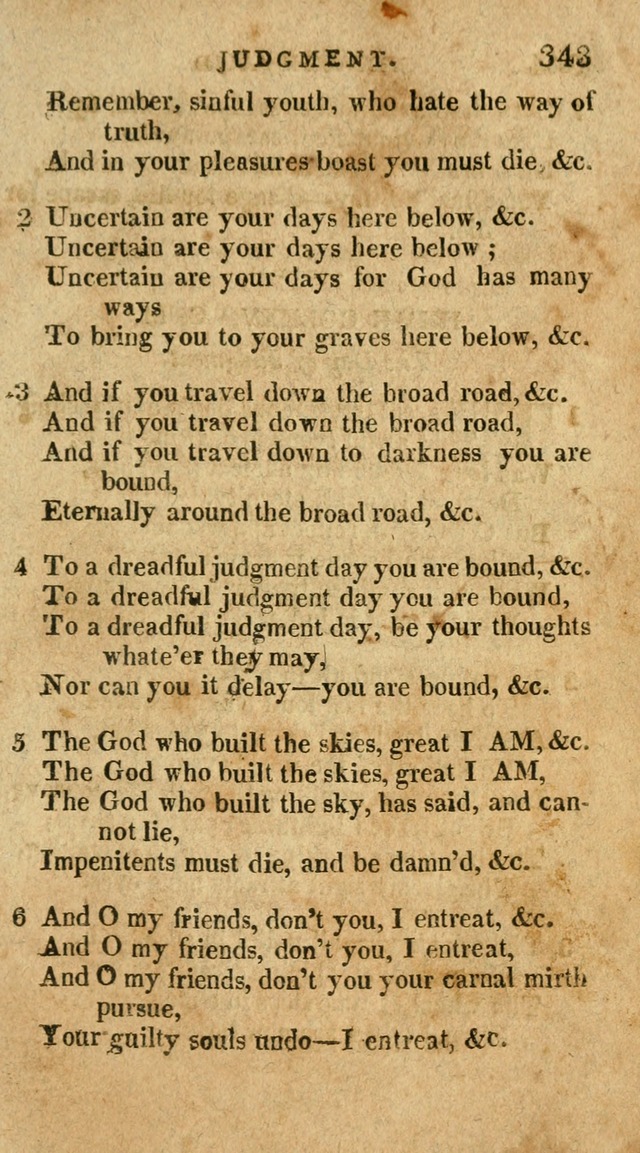 The Latest Collection of Original and Select Hymns and Spiritual Songs page 349