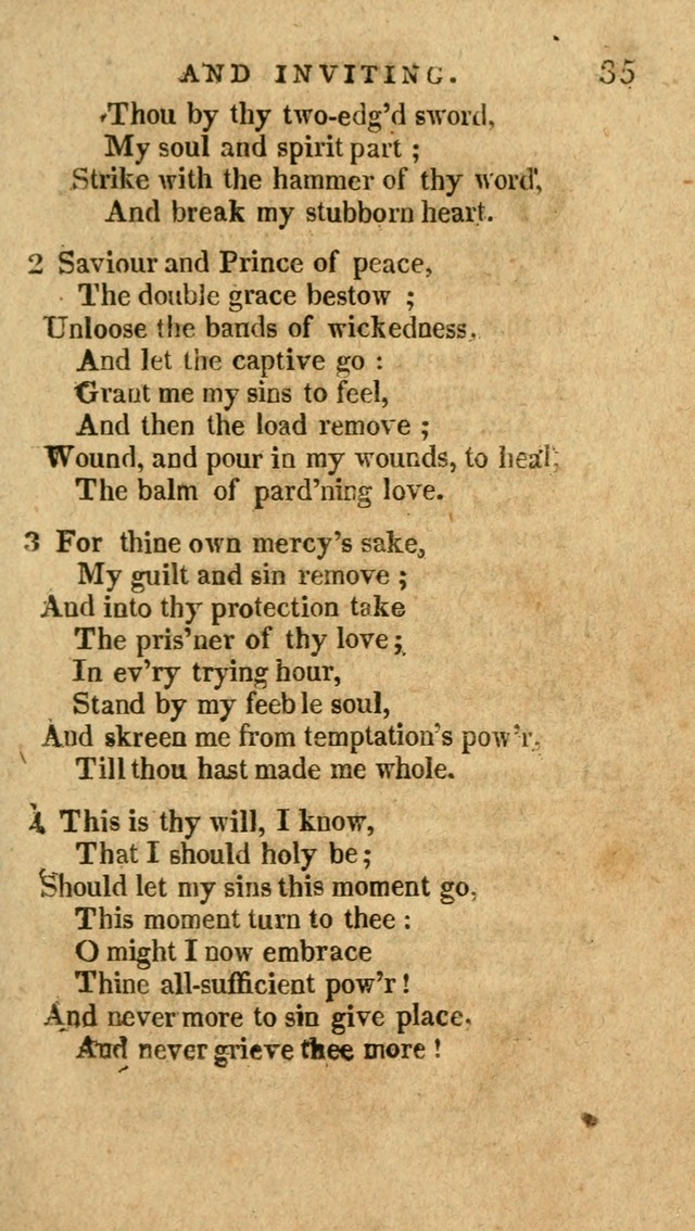 The Latest Collection of Original and Select Hymns and Spiritual Songs page 35