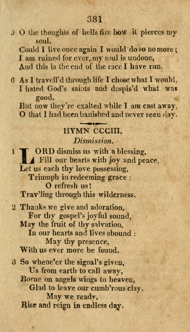 The Latest Collection of Original and Select Hymns and Spiritual Songs page 387
