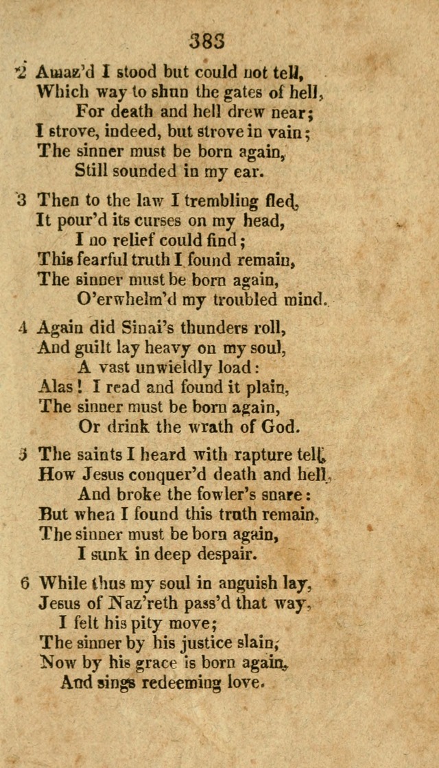 The Latest Collection of Original and Select Hymns and Spiritual Songs page 389
