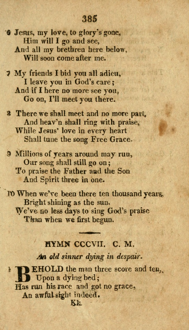 The Latest Collection of Original and Select Hymns and Spiritual Songs page 391
