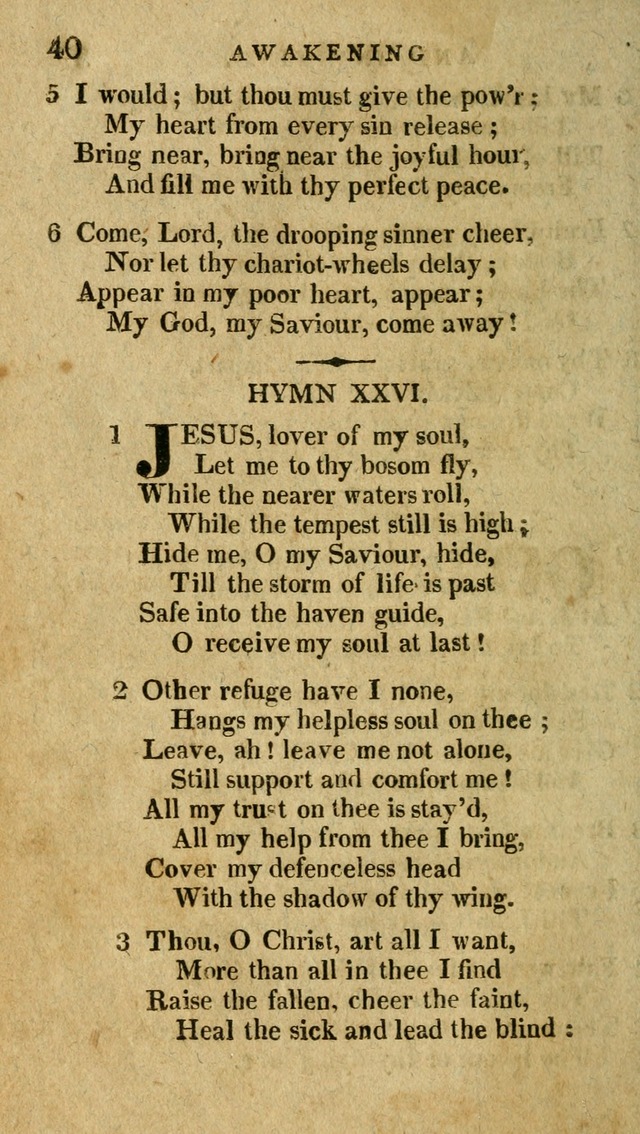 The Latest Collection of Original and Select Hymns and Spiritual Songs page 40