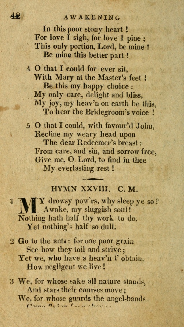 The Latest Collection of Original and Select Hymns and Spiritual Songs page 42