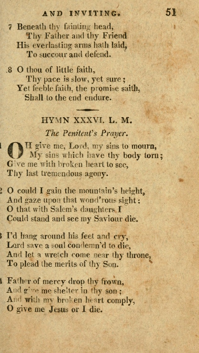 The Latest Collection of Original and Select Hymns and Spiritual Songs page 51