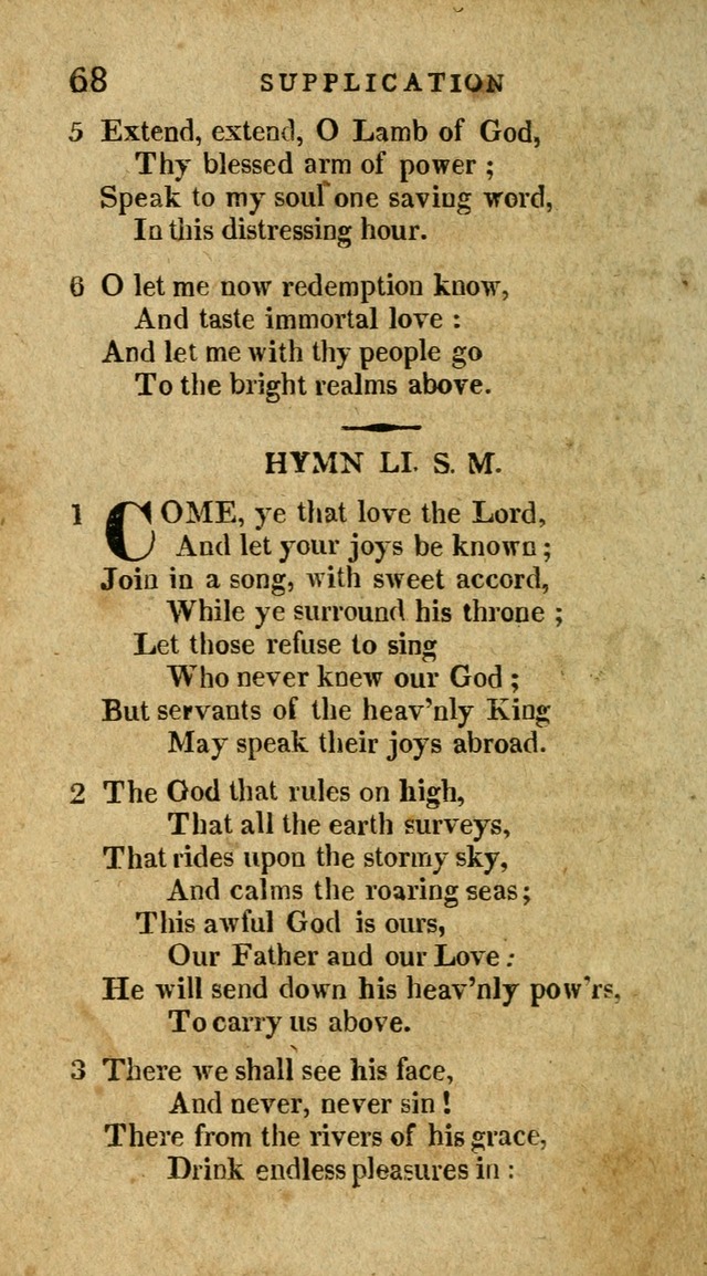 The Latest Collection of Original and Select Hymns and Spiritual Songs page 68