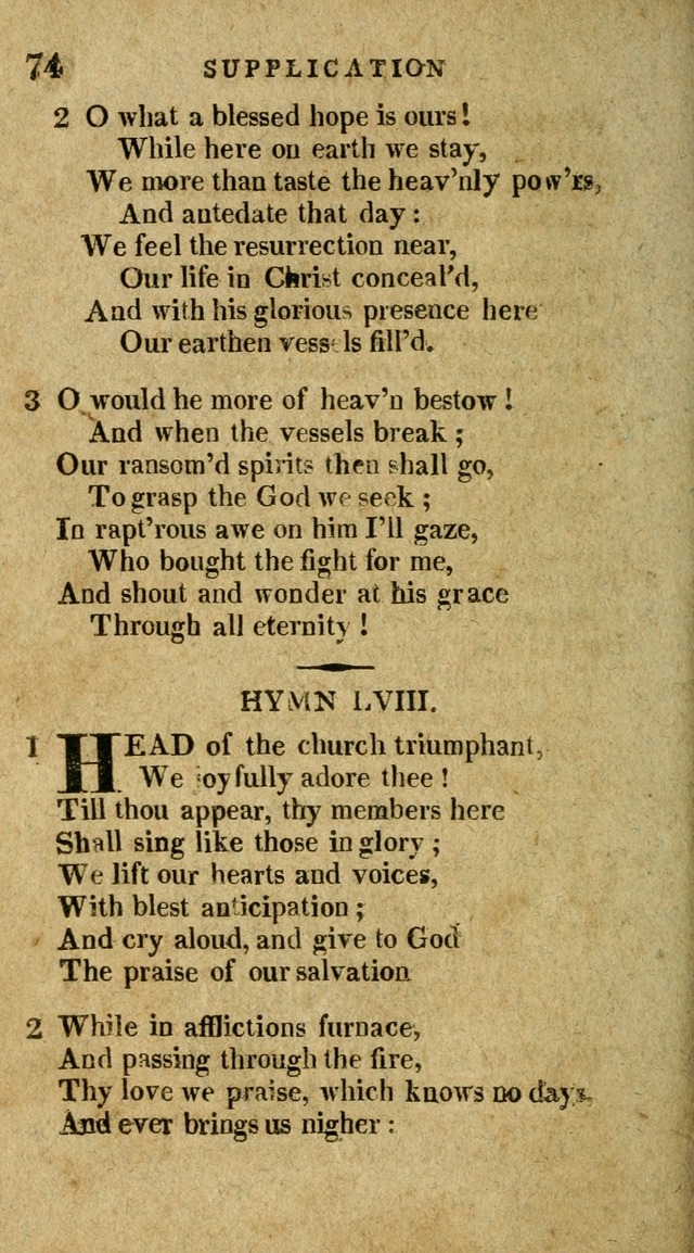 The Latest Collection of Original and Select Hymns and Spiritual Songs page 74