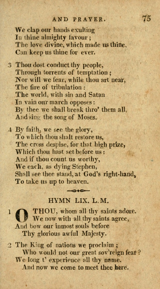 The Latest Collection of Original and Select Hymns and Spiritual Songs page 75