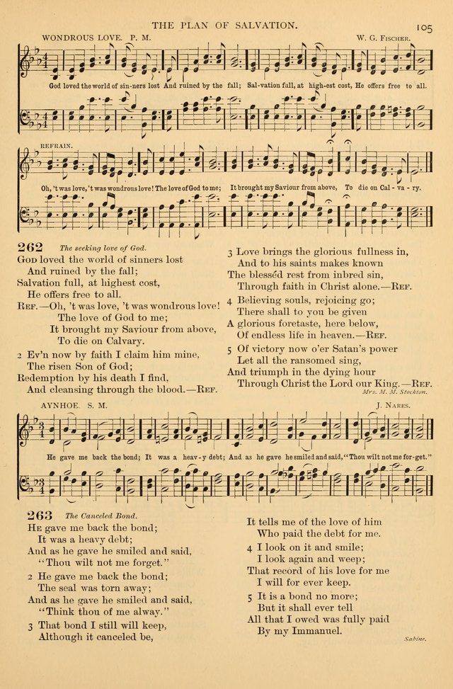 Laudes Domini: a selection of spiritual songs ancient & modern (Abr. ed.) page 105