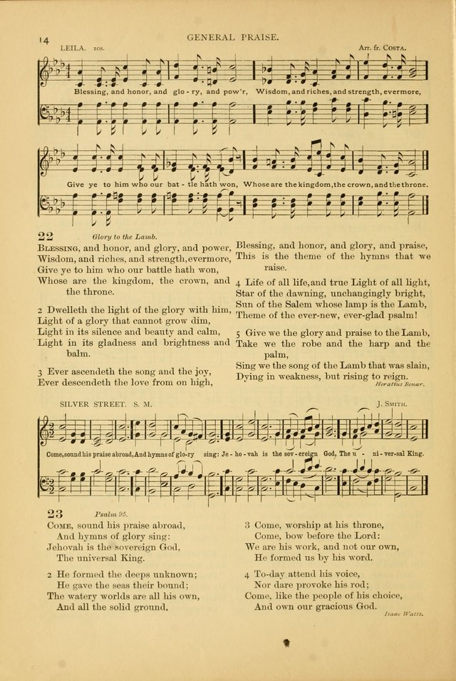Laudes Domini: a selection of spiritual songs, ancient and modern for use in the prayer-meeting page 100