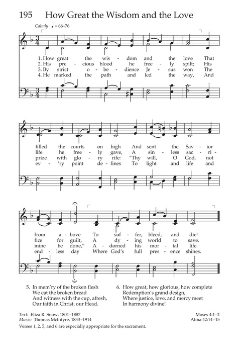 Hymns of the Church of Jesus Christ of Latter-day Saints page 202