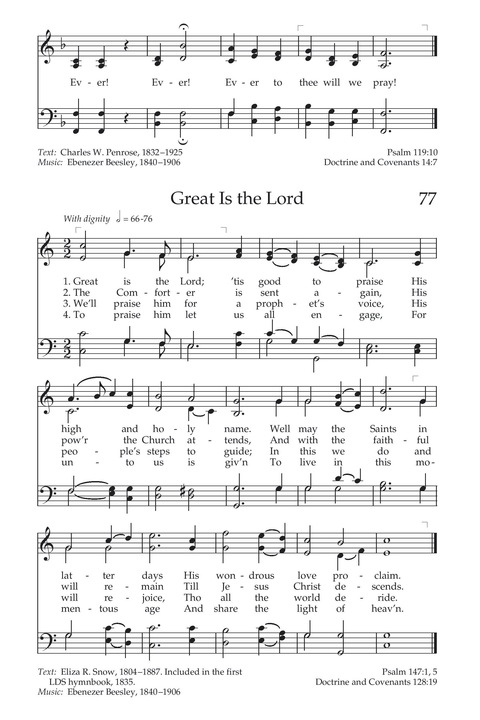 Hymns of the Church of Jesus Christ of Latter-day Saints page 81