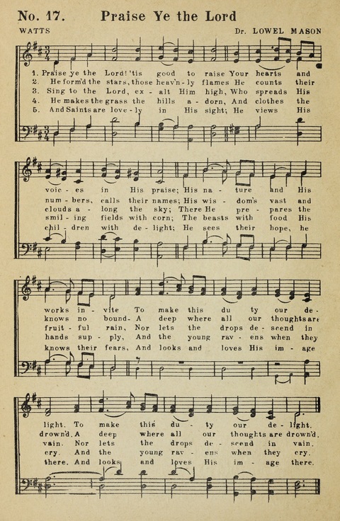 Latter-Day Saints Congregational Hymns 17. Praise ye the Lord! 'tis ...