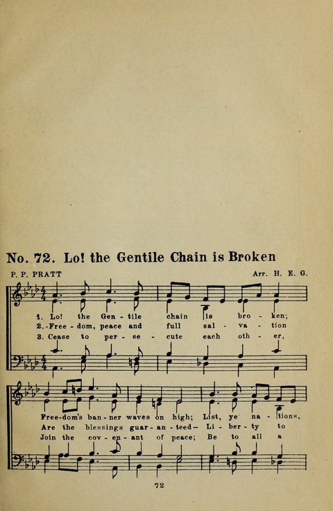 Latter-Day Saints Congregational Hymns page 73