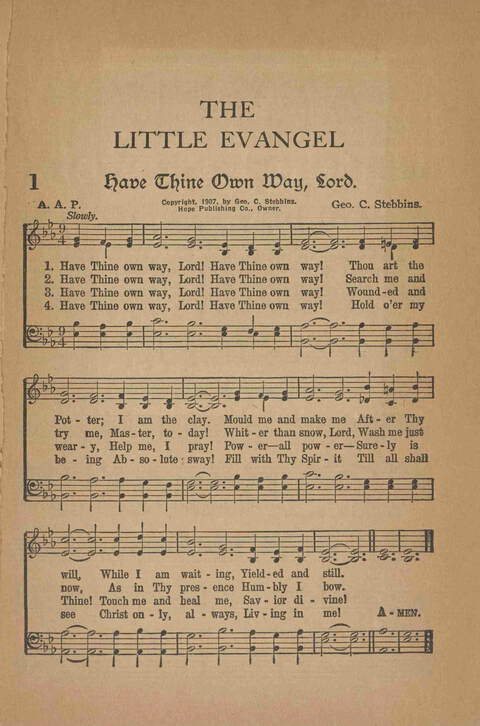 The Little Evangel page 1