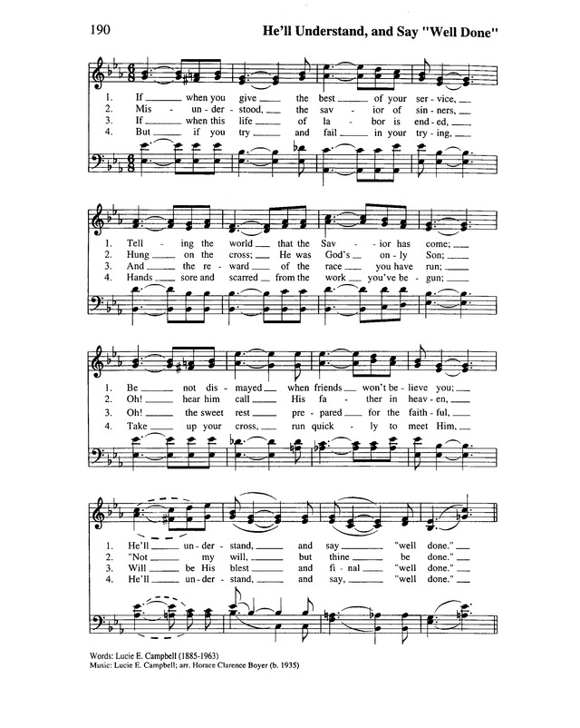 Lift Every Voice and Sing II: an African American hymnal page 239