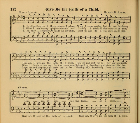 Living Fountain: a new chice collection of Sunday School Songs. Also, Excellent Pieces for Praise and Prayer Meetings and the Home page 112