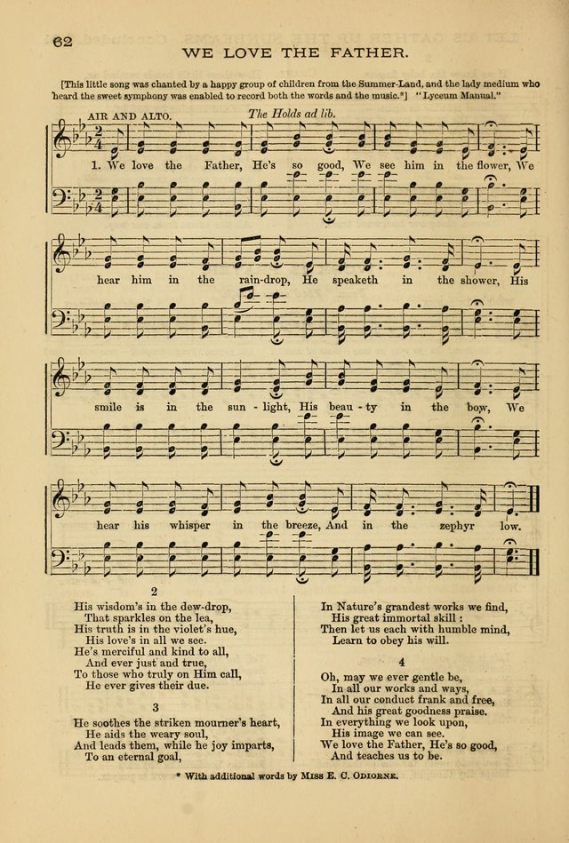 The Lyceum Guide: a collection of songs, hymns, and chants; lessons, readings, and recitations; marches and calisthenics. (With illustrations.) together with programmes and exercises ... page 52
