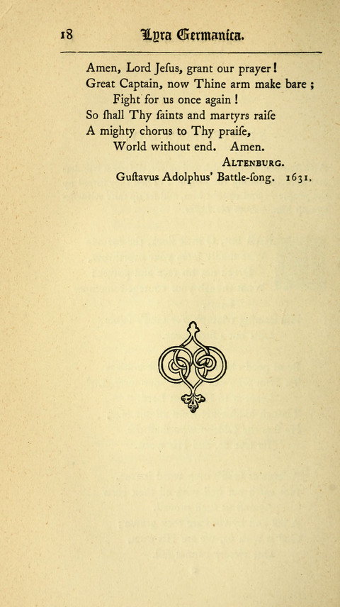 Lyra Germanica: Translated from the German by Catherine Winkworth (New Edition) page 18