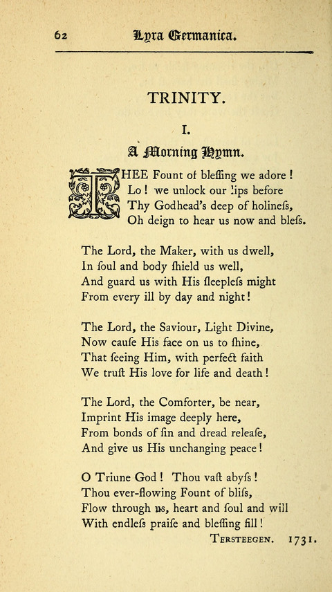 Lyra Germanica: Translated from the German by Catherine Winkworth (New Edition) page 340