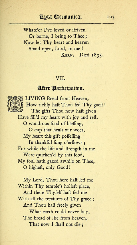 Lyra Germanica: Translated from the German by Catherine Winkworth (New Edition) page 381
