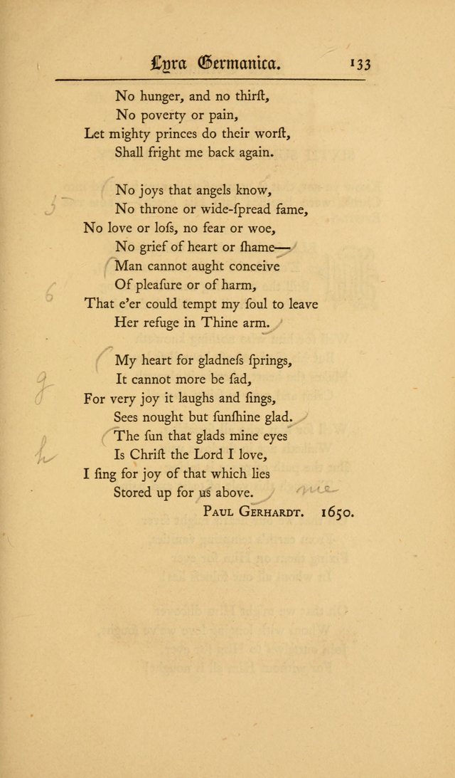 Lyra Germanica: hymns for the Sundays and chief festivals of the Christian year page 133